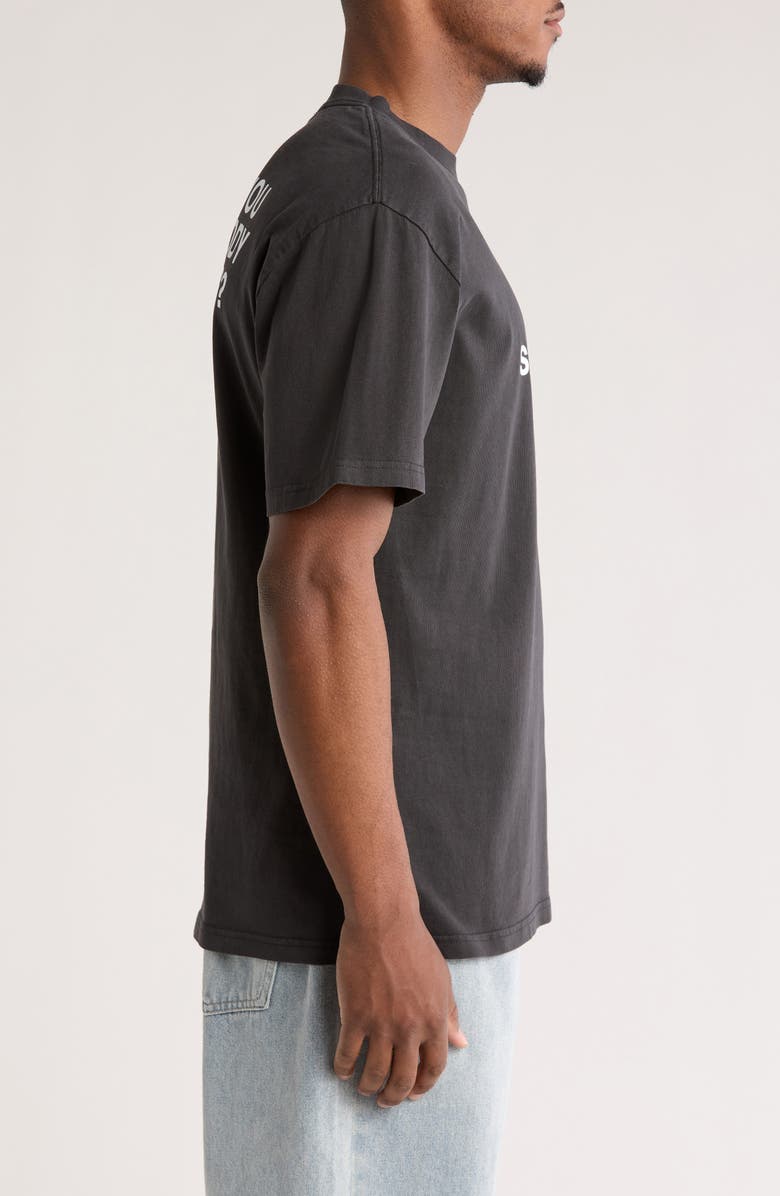 SANTO STUDIO Watching Cub Graphic Cotton T-Shirt, Alternate, color,