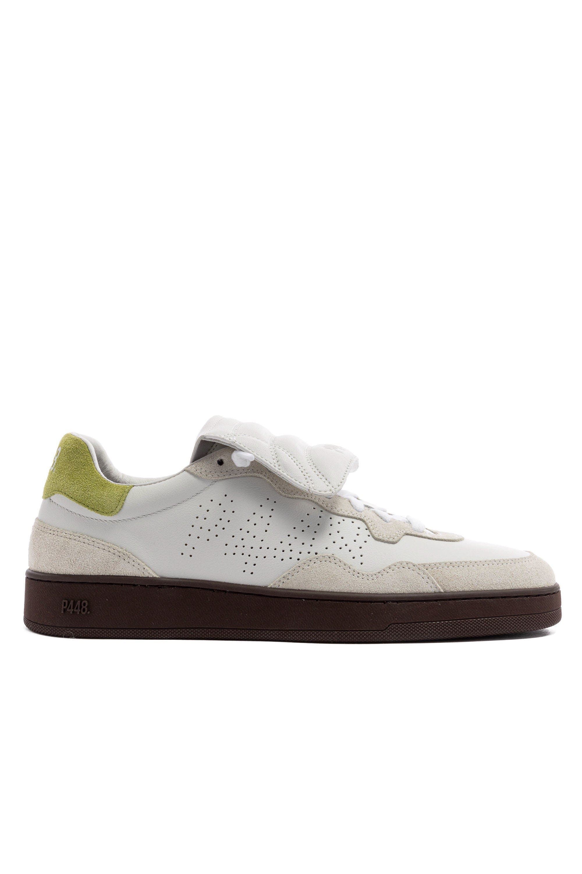 Vert Soccer Sneaker, Main, color, White