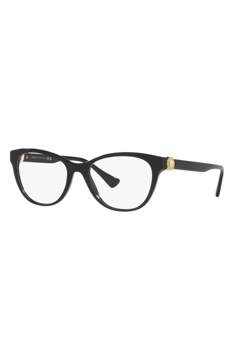 Versace 55mm Cat Eye Optical Glasses, Alternate, color,