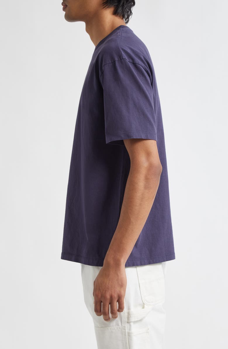 PALMES Garment Dyed Cotton T-Shirt, Alternate, color, Dark Blue