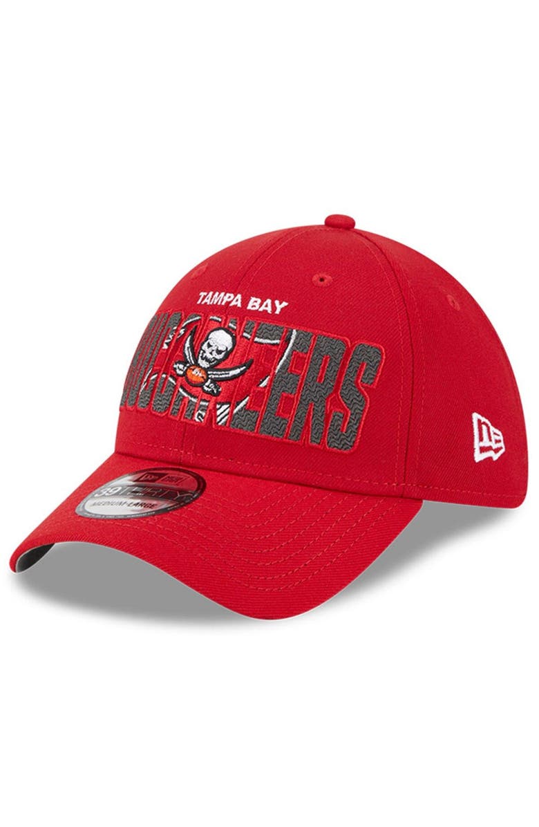 New Era Men's New Era Red Tampa Bay Buccaneers 2023 NFL Draft 39THIRTY Flex Hat, Alternate, color, 