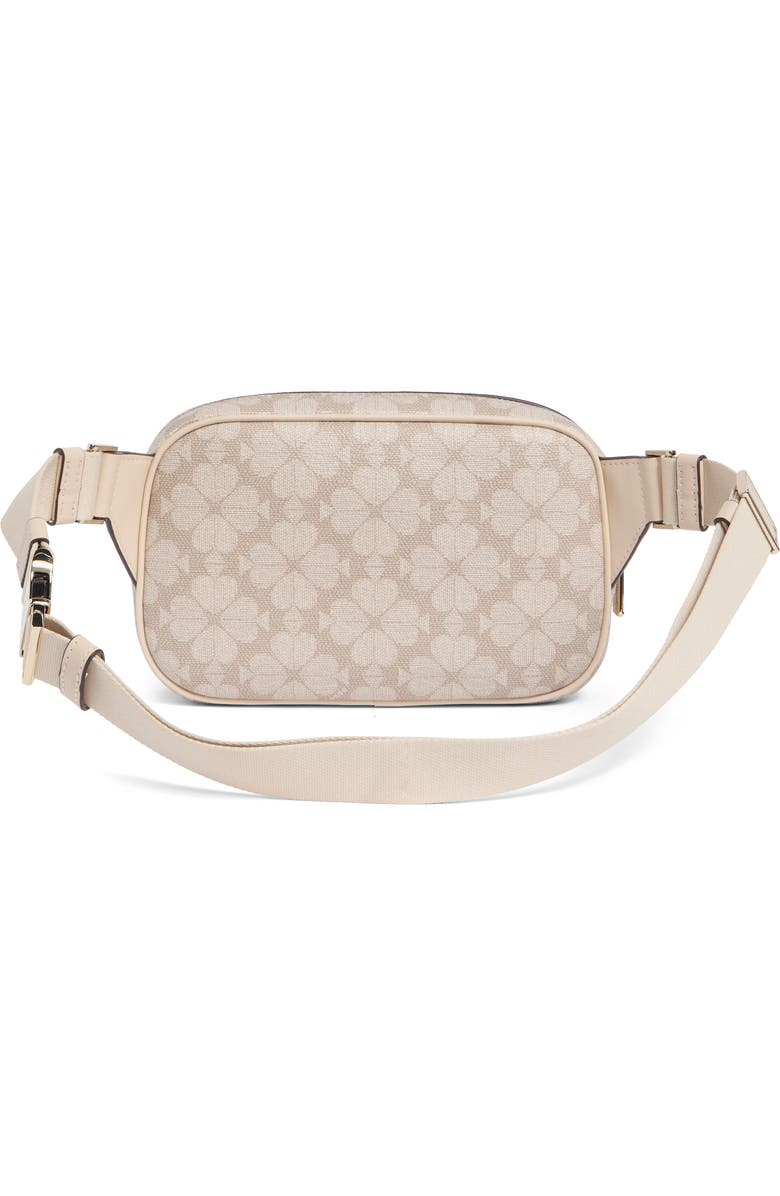 Kate Spade New York signature spade flower belt bag, Alternate, color, Dark Beige Multi