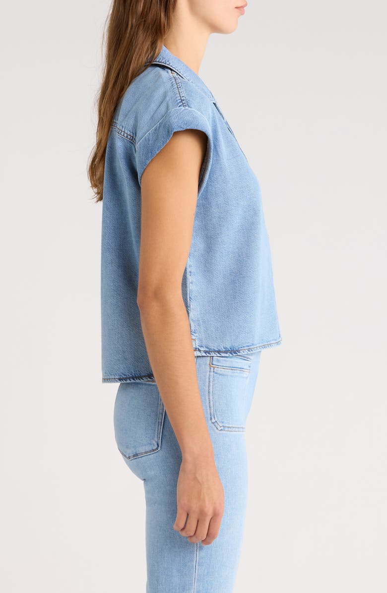 PAIGE Hadley Denim Button-Up Shirt, Alternate, color, Serenity