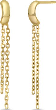Bony Levy 14K Gold Chain Drop Earrings