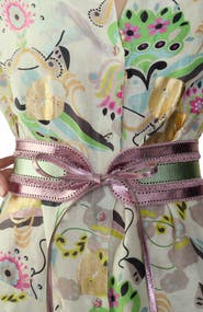 Cynthia Rowley Metallic Vegan Leather Belt