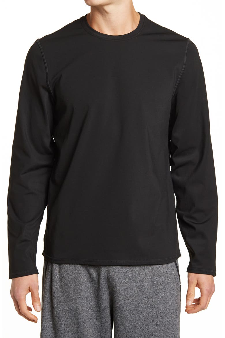Ultralink Fleece Crew Neck, Main, color, BLACK