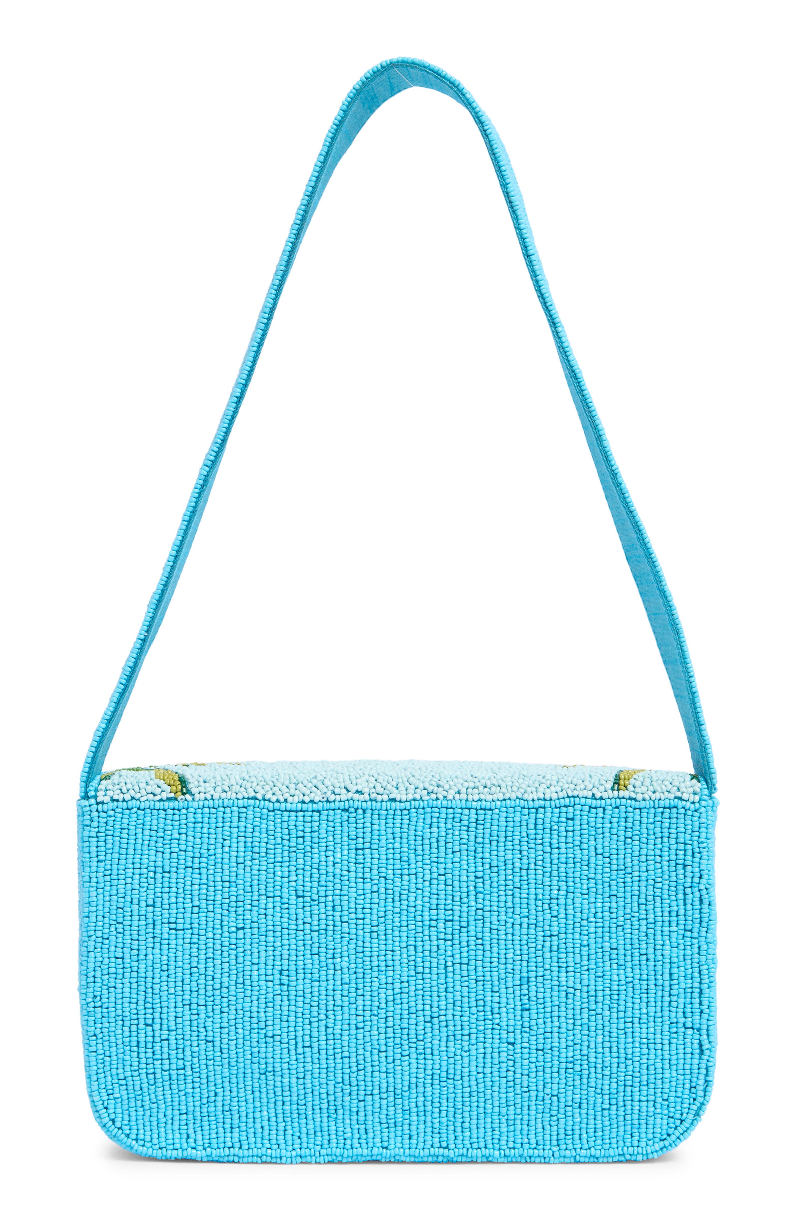 Collection XIIX Tropical Vacation Beaded Shoulder Bag, Alternate, color, Teal Multi