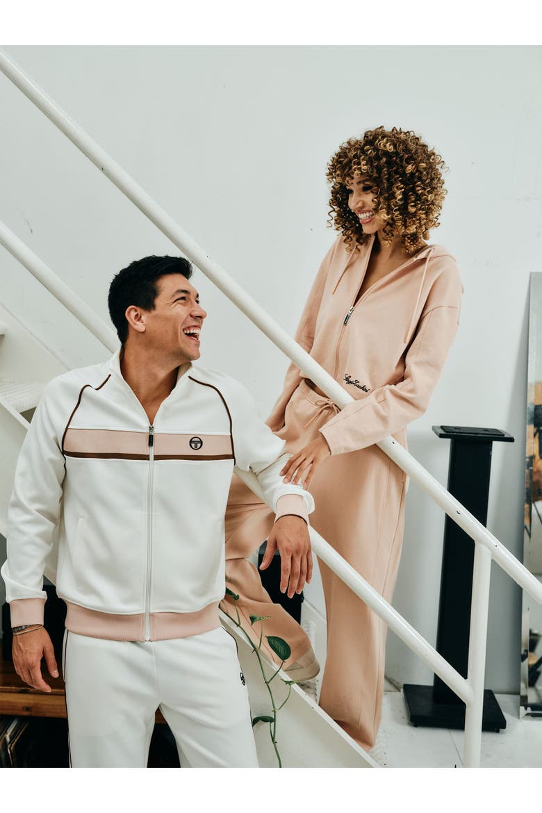 Lago Track Jacket, Alternate, color, GARDENIA