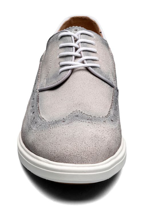 Stacy Adams Trudell Wingtip Oxford In Light Gray