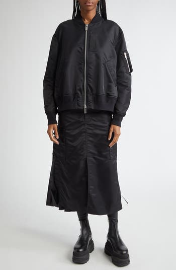 Sacai Nylon Twill Bomber Jacket | Nordstrom Sacai Nylon Twill Bomber Jacket | Nordstrom
