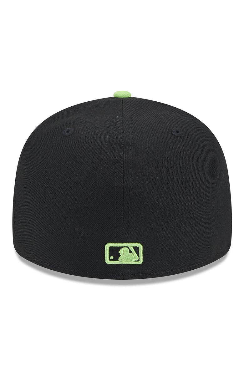Men's New Era Black Tampa Bay Rays 2024 City Connect Low Profile 59FIFTY Fitted Hat, Alternate, color, Black