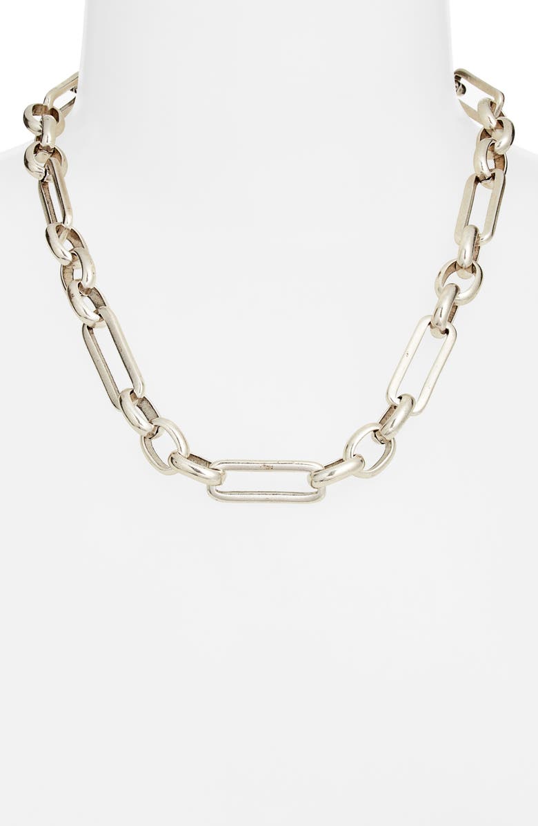 Child of Wild The Raven Chain Necklace, Alternate, color, Silver