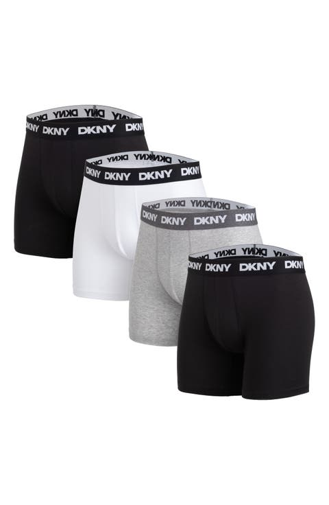 Cotton Stretch Pack of 4 Boxer Briefs
