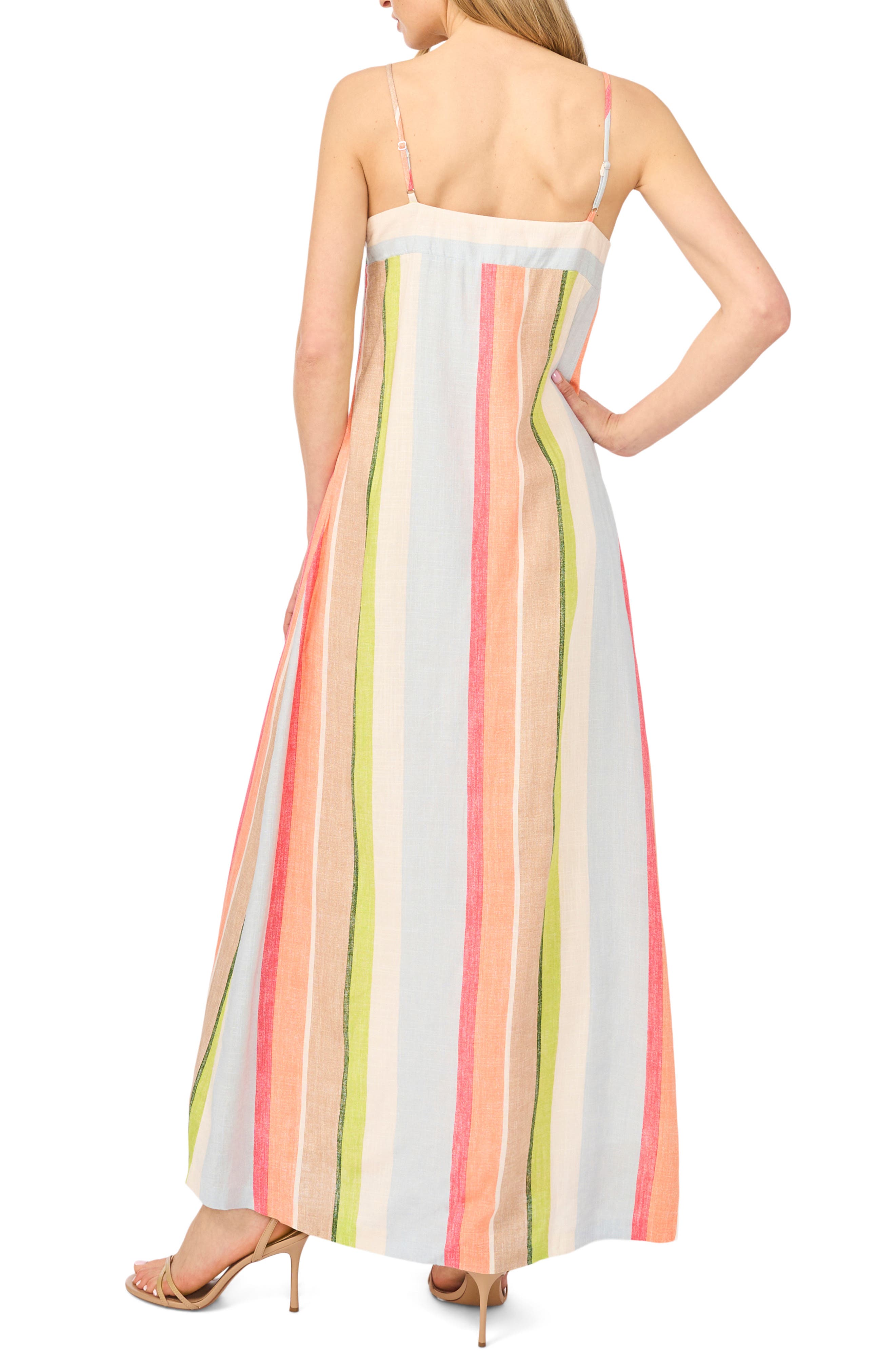 Vertical Stripe Maxi Dress - image 4