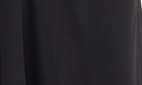 Maggy London Draped Midi Dress In Black