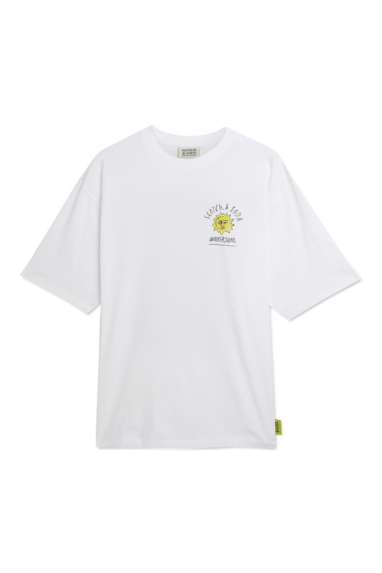 Loose Fit Cotton Graphic T-Shirt, Alternate, color, BRIGHT WHITE