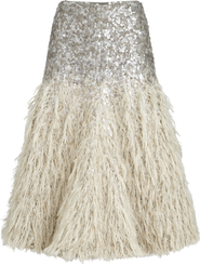 Brunello Cucinelli Dazzling dégradé skirt