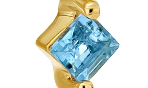 Bony Levy Blc Blue Topaz Dangle Ring In Gold