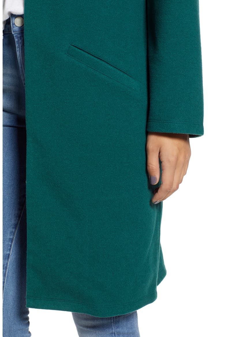 Open Front Midi Coat, Alternate, color, GREEN BOTANICAL