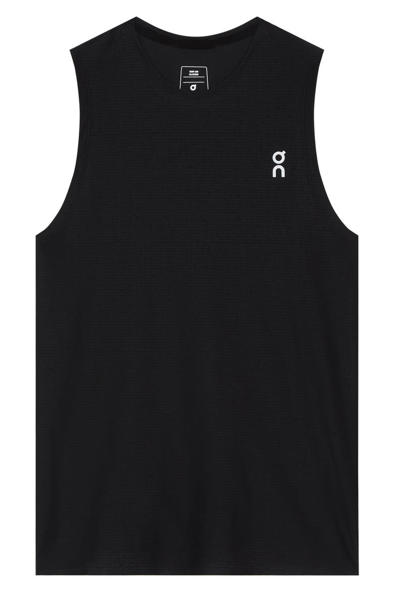 Court Performance Tennis Tank, Alternate, color, BLACK