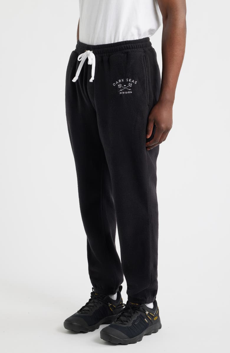 DARK SEAS Chateau Fleece Sweatpants, Alternate, color, Black