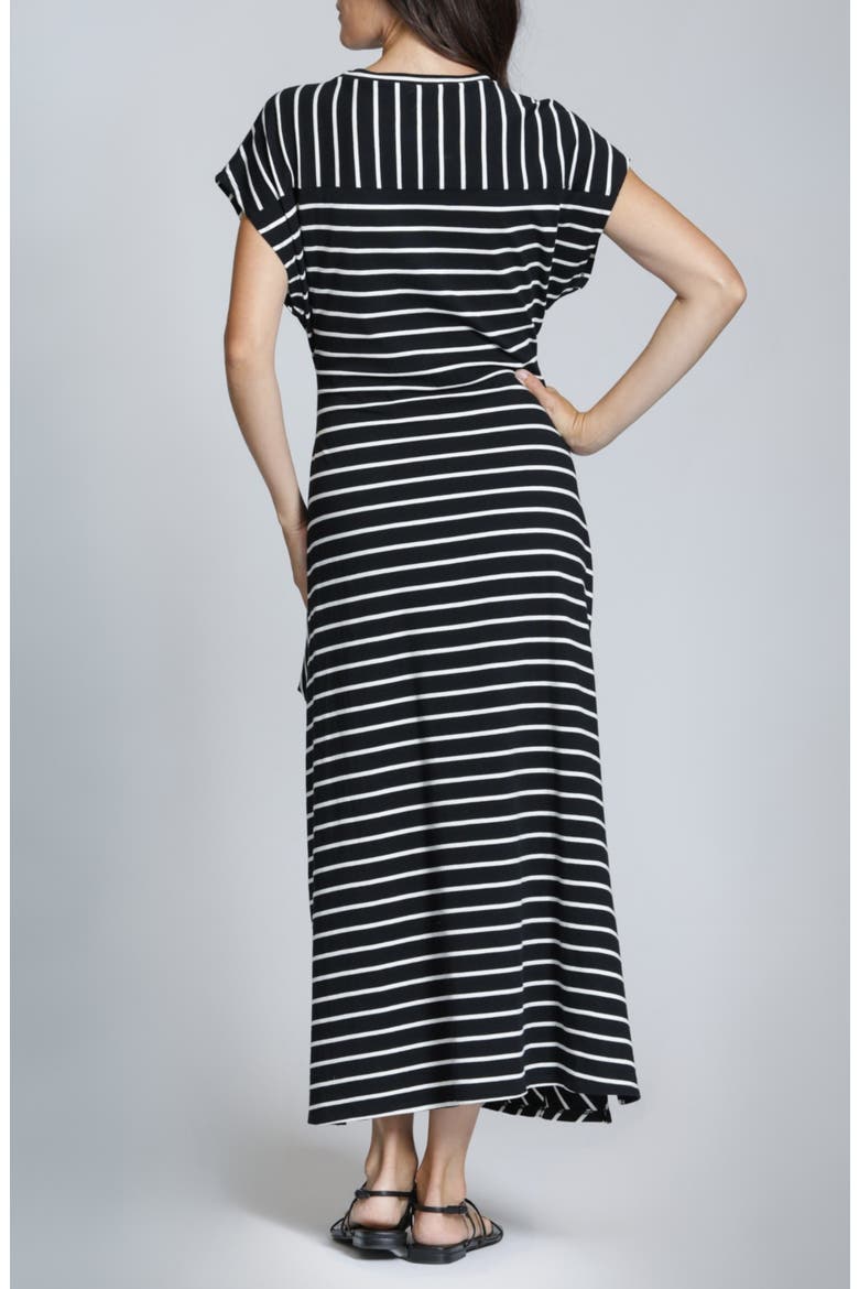 Stripe Maxi Dress, Alternate, color, BLACKWHITE STRIPE