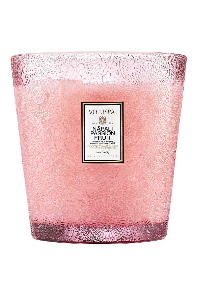 Napali Passion Fruit 3 Wick Hearth Candle, Main, color, NO COLOR