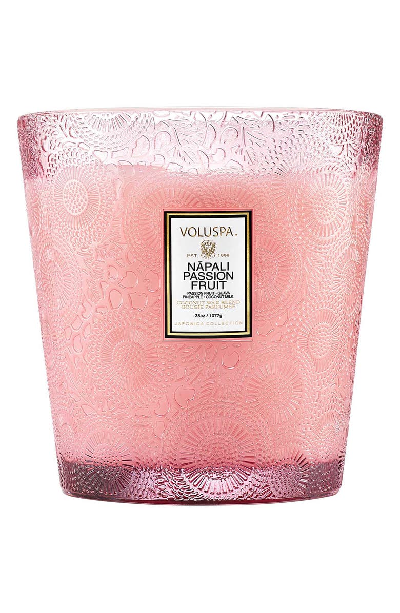 Voluspa Napali Passion Fruit 3 Wick Hearth Candle, Main, color, 