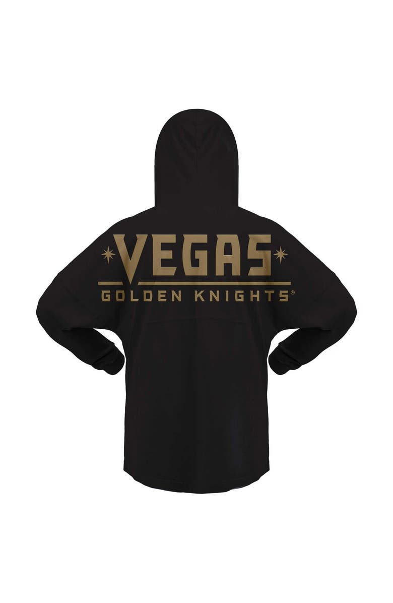 FANATICS Women's Fanatics Branded Black Vegas Golden Knights Jersey Lace-Up V-Neck Long Sleeve Hoodie T-Shirt, Alternate, color, Black