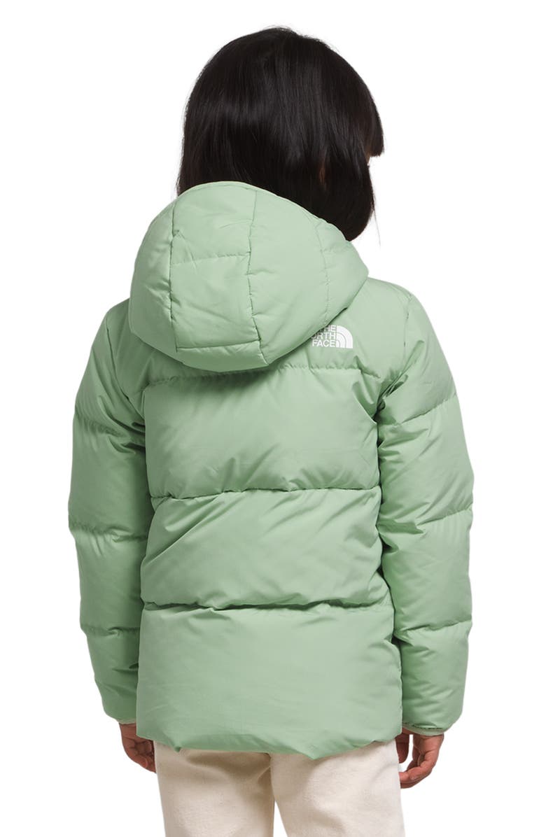 The North Face Kids' North Hooded Water Repellent 600 Fill Power Down Recycled Polyester Jacket, Alternate, color, 