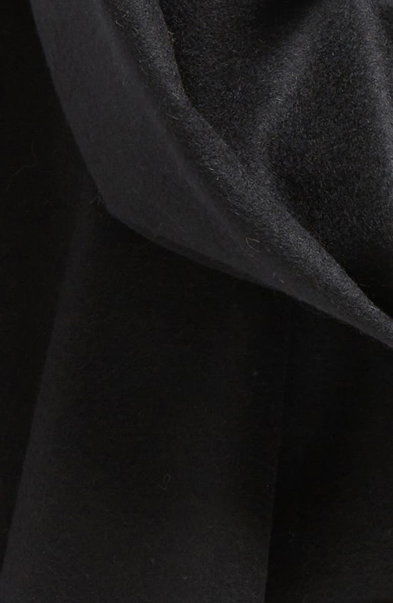 Vince Double Face Wool & Cashmere Fringe Scarf, Alternate, color,