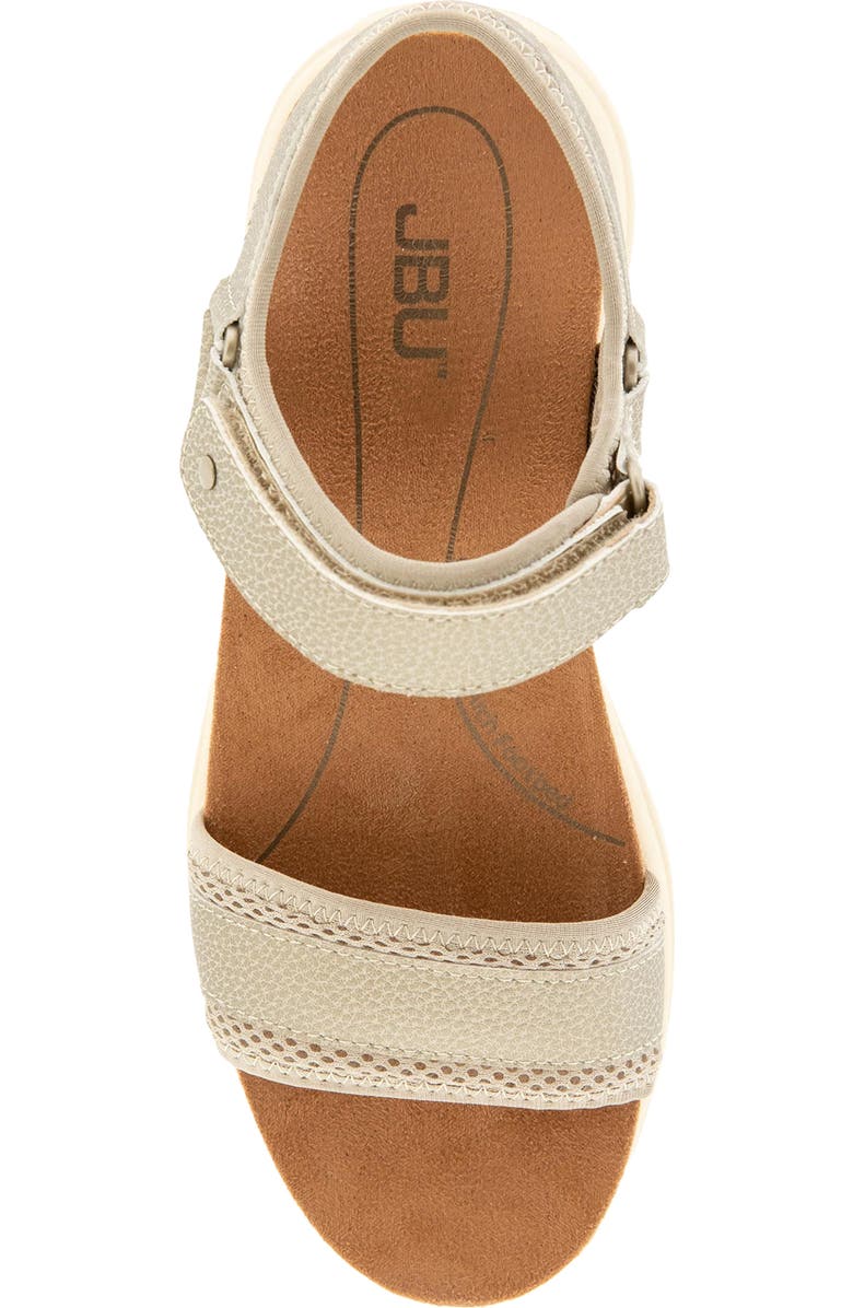 JBU Ellewood Ankle Strap Sandal, Alternate, color, Champagne