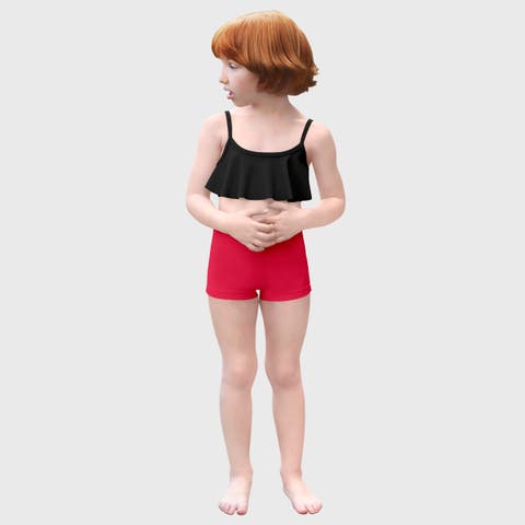 UPF 50+ Flounce Bikini Top (Toddler, Little Kid & Big Kid)