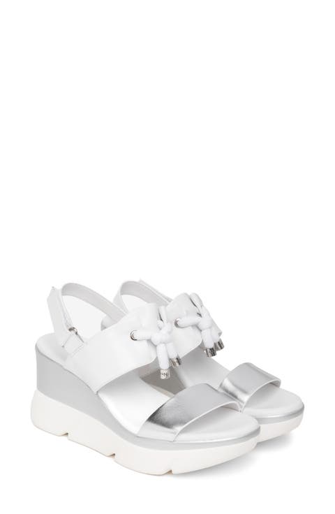 Sport Drawstring Wedge Sandal