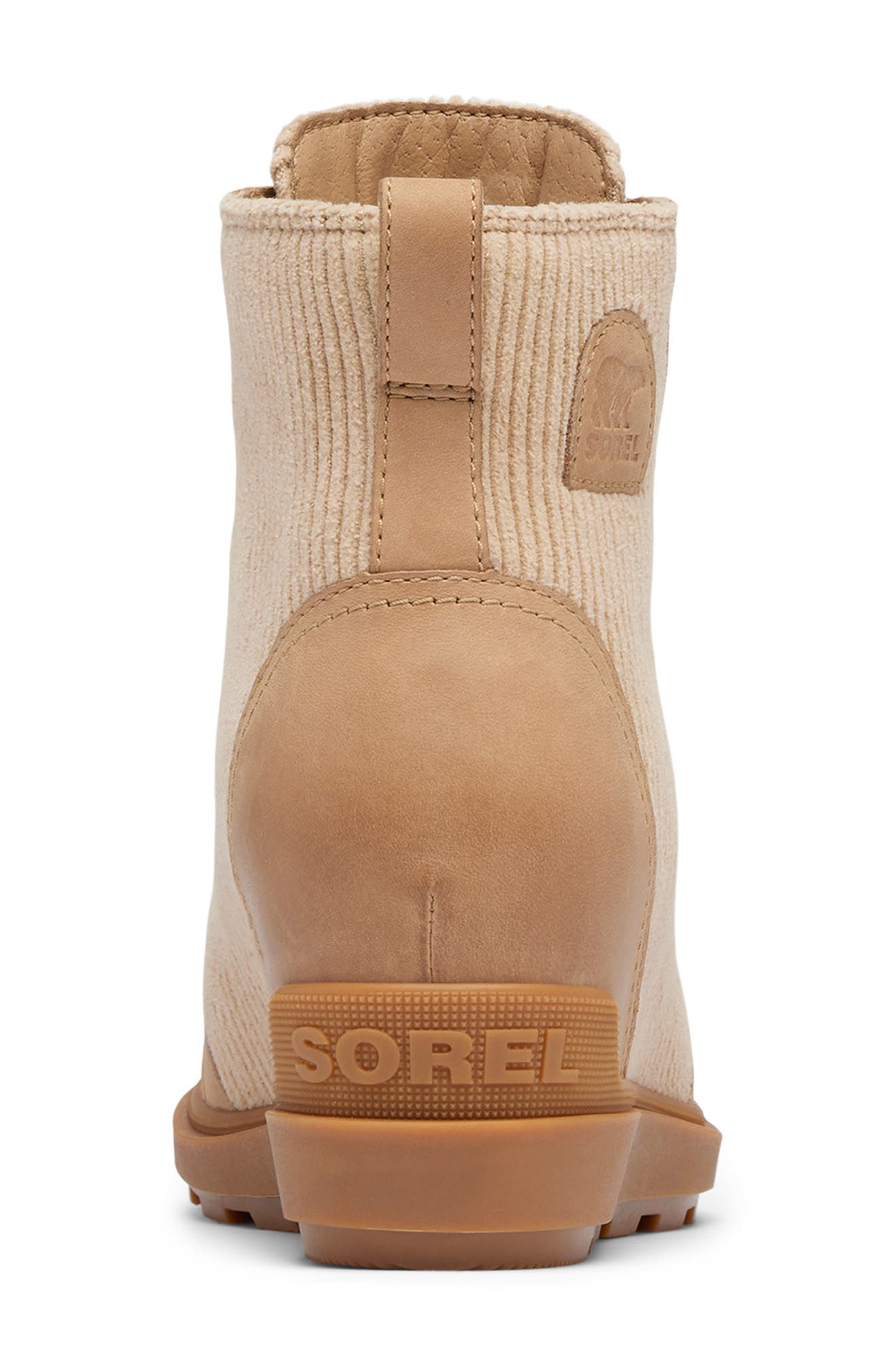 SOREL Evie II Wedge Bootie, Alternate, color, Dusty Tan/ Gum 2