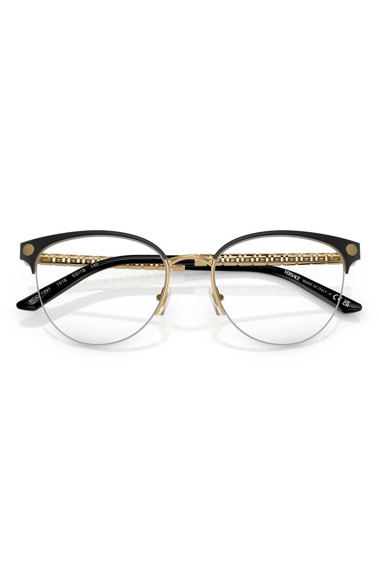 Versace 53mm Cat Eye Optical Glasses, Alternate, color,