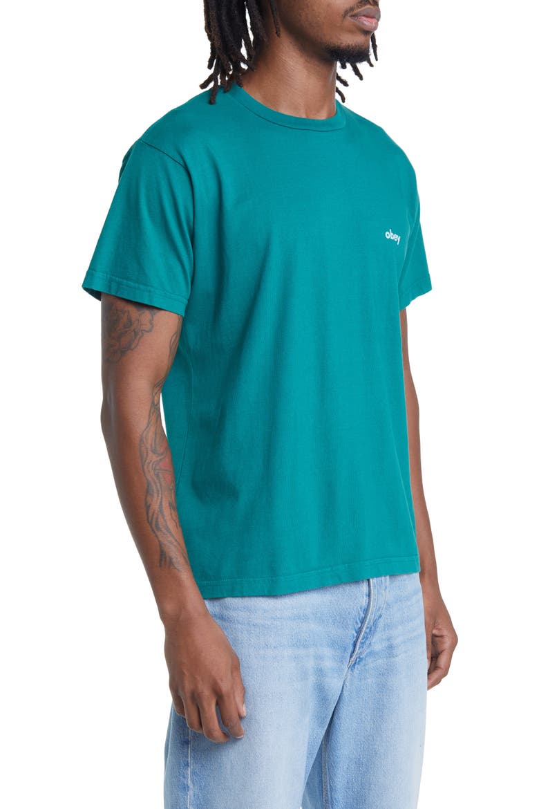 Building Organic Cotton Graphic T-Shirt, Alternate, color, ADVENTURE GREEN