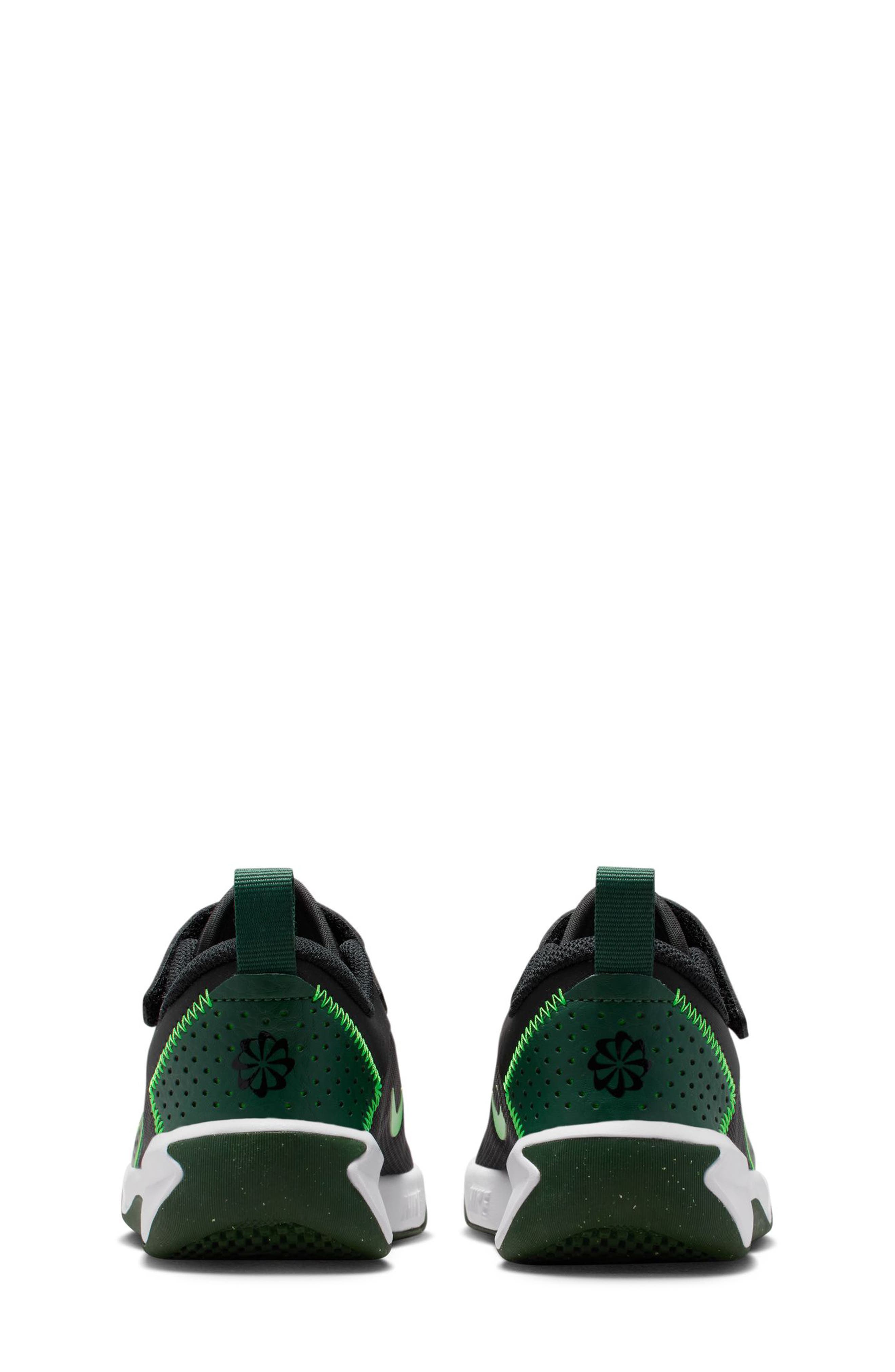 Nike Kids' Omni Multi-Court Sneaker, Alternate, color, Black/ Fir/ Green Strike