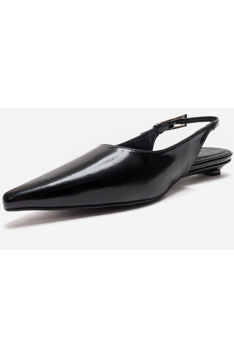 Prologue Shoes Jenna Slingback Pointed Toe Pump, Alternate, color, Black