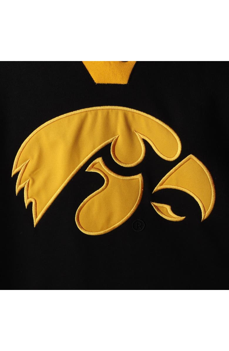 COLOSSEUM Men's Colosseum Black Iowa Hawkeyes 2.0 Lace-Up Pullover Hoodie, Alternate, color, Black