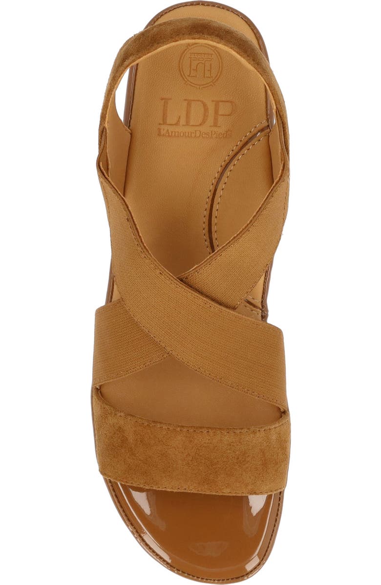 L'Amour des Pieds Aizling Ankle Strap Sandal, Alternate, color, Coffee