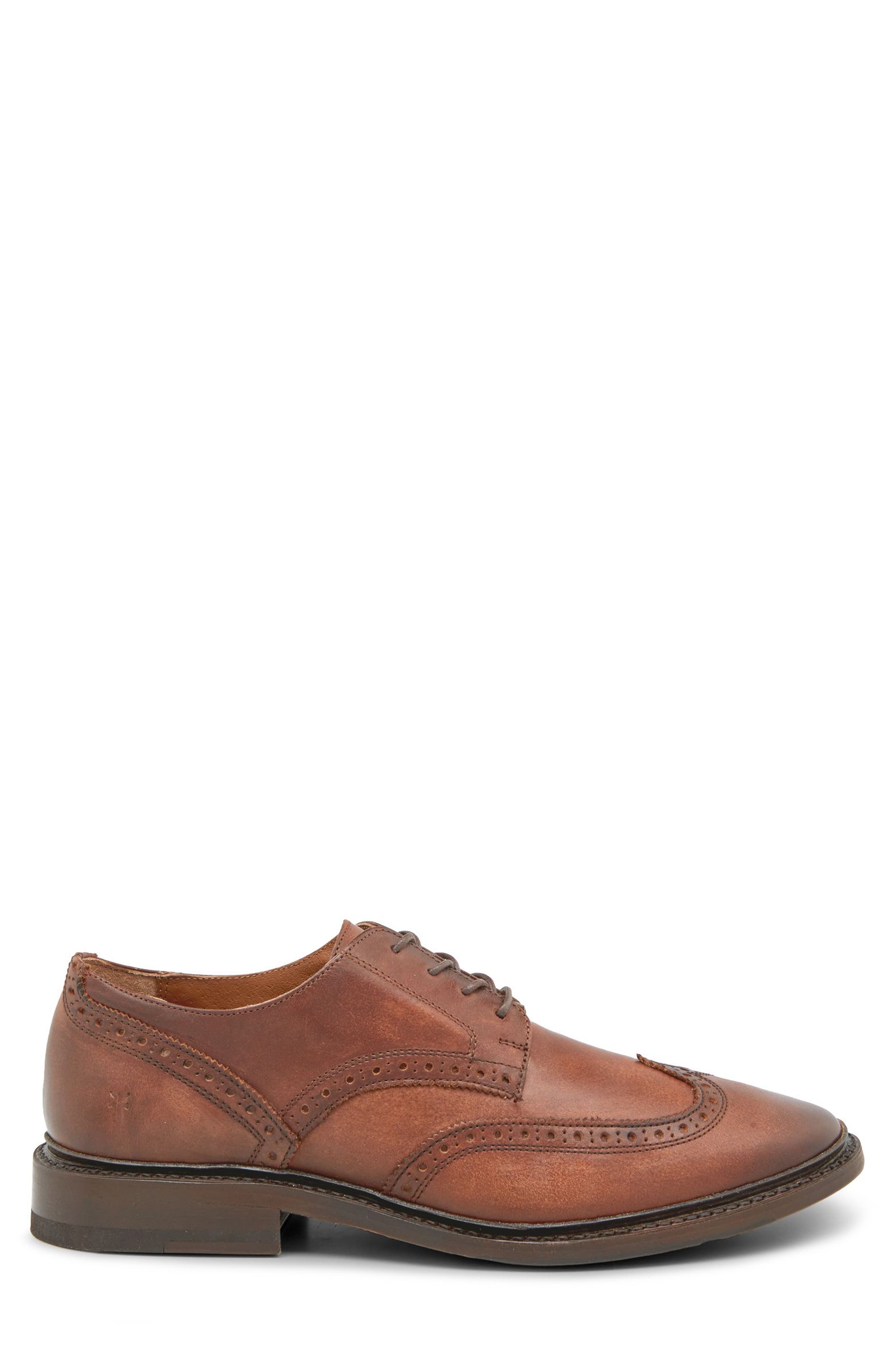 Paul Wingtip Derby, Alternate, color, COGNAC