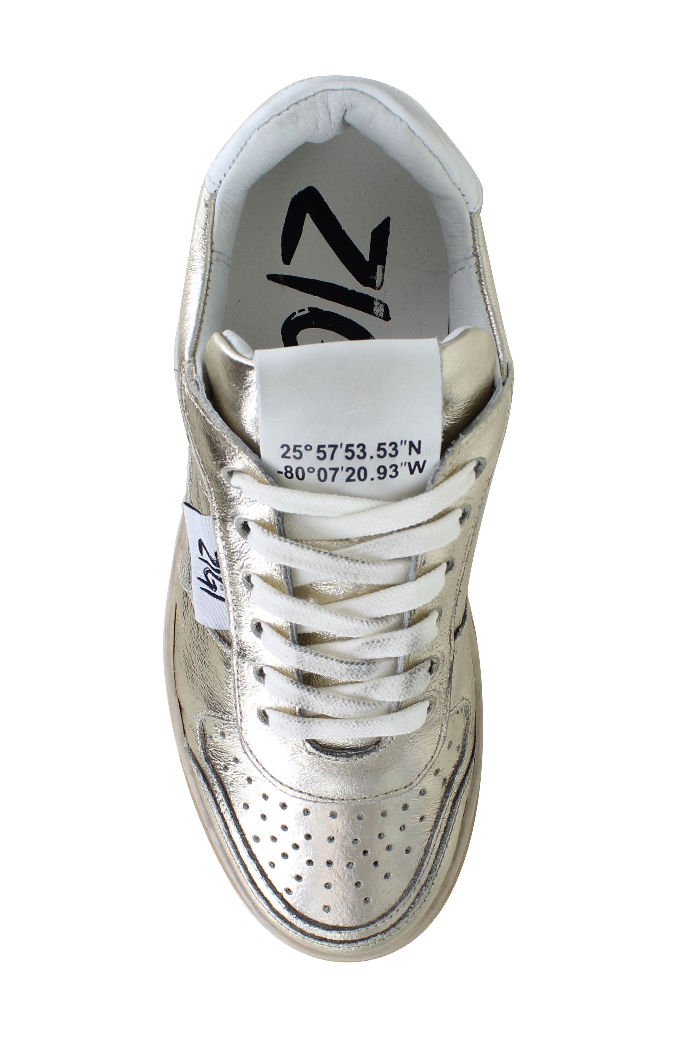 ZIGI Ruthi Sneaker, Alternate, color, Gold Leather