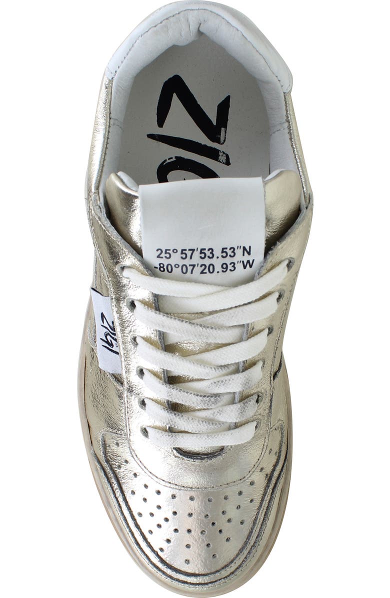 ZIGI Ruthi Sneaker, Alternate, color, Gold Leather