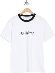 Off-White Logo Graphic Ringer T-Shirt