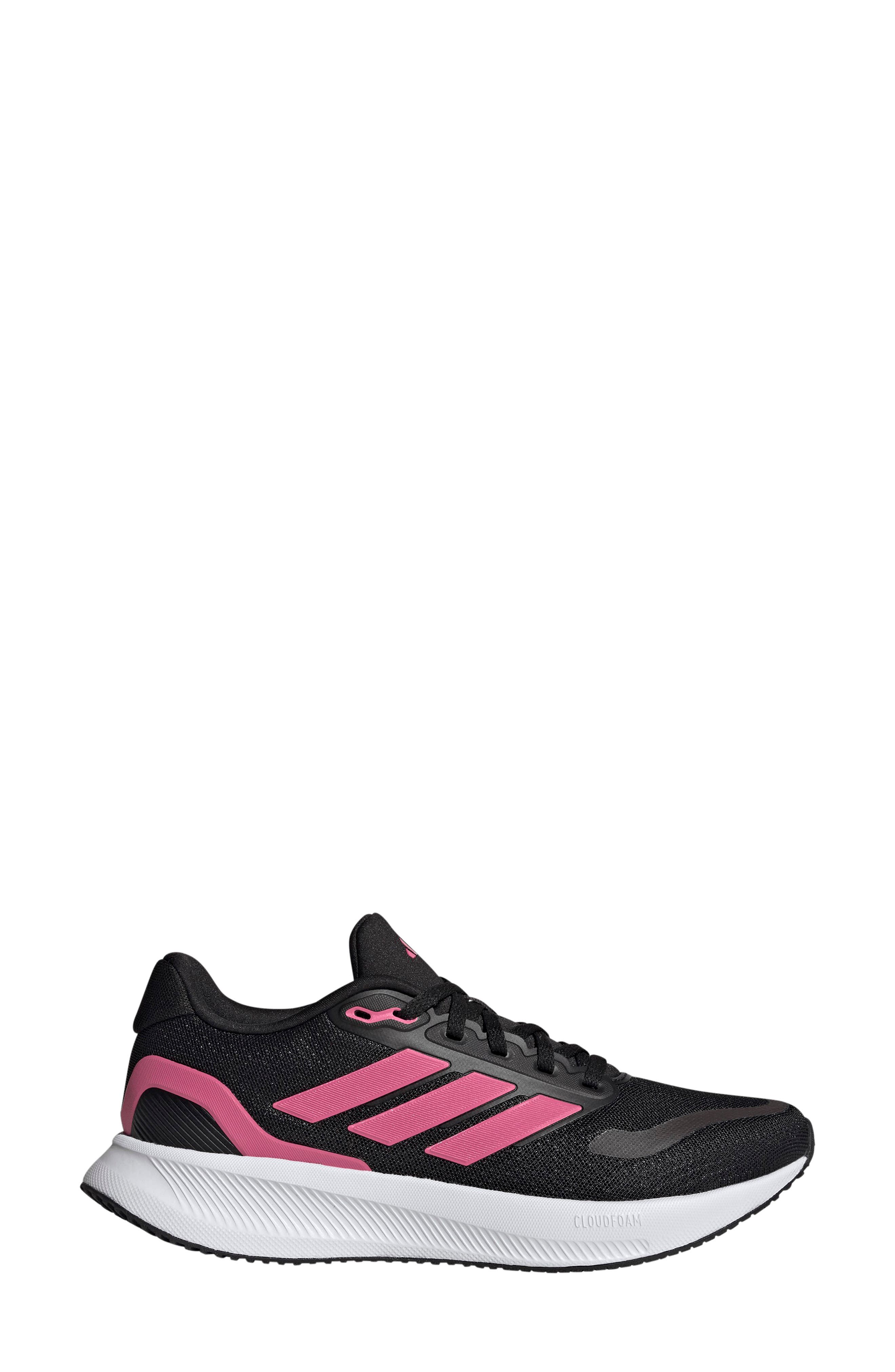 adidas Runfalcon 5 Running Shoe, Alternate, color, Black/ Pink Fusion/ White