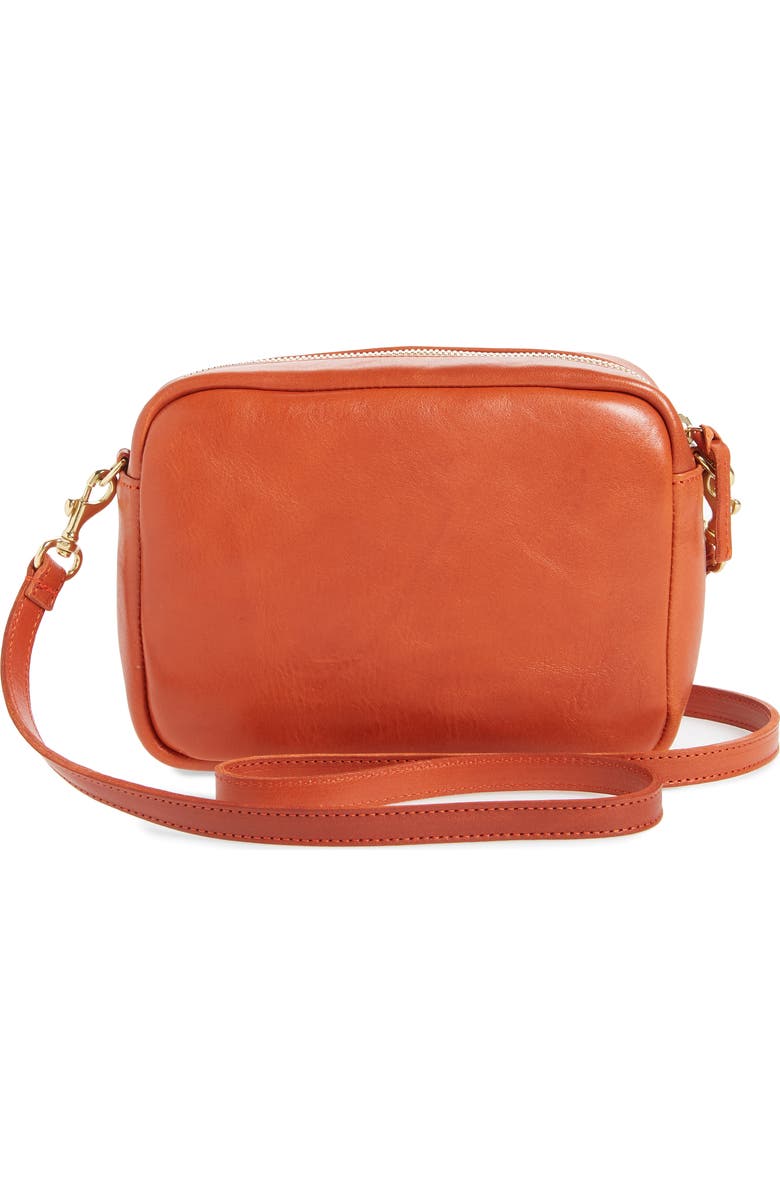 Clare V. Midi Leather Crossbody Bag, Alternate, color,