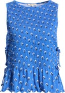 Madewell Side Tie Smocked Tank
