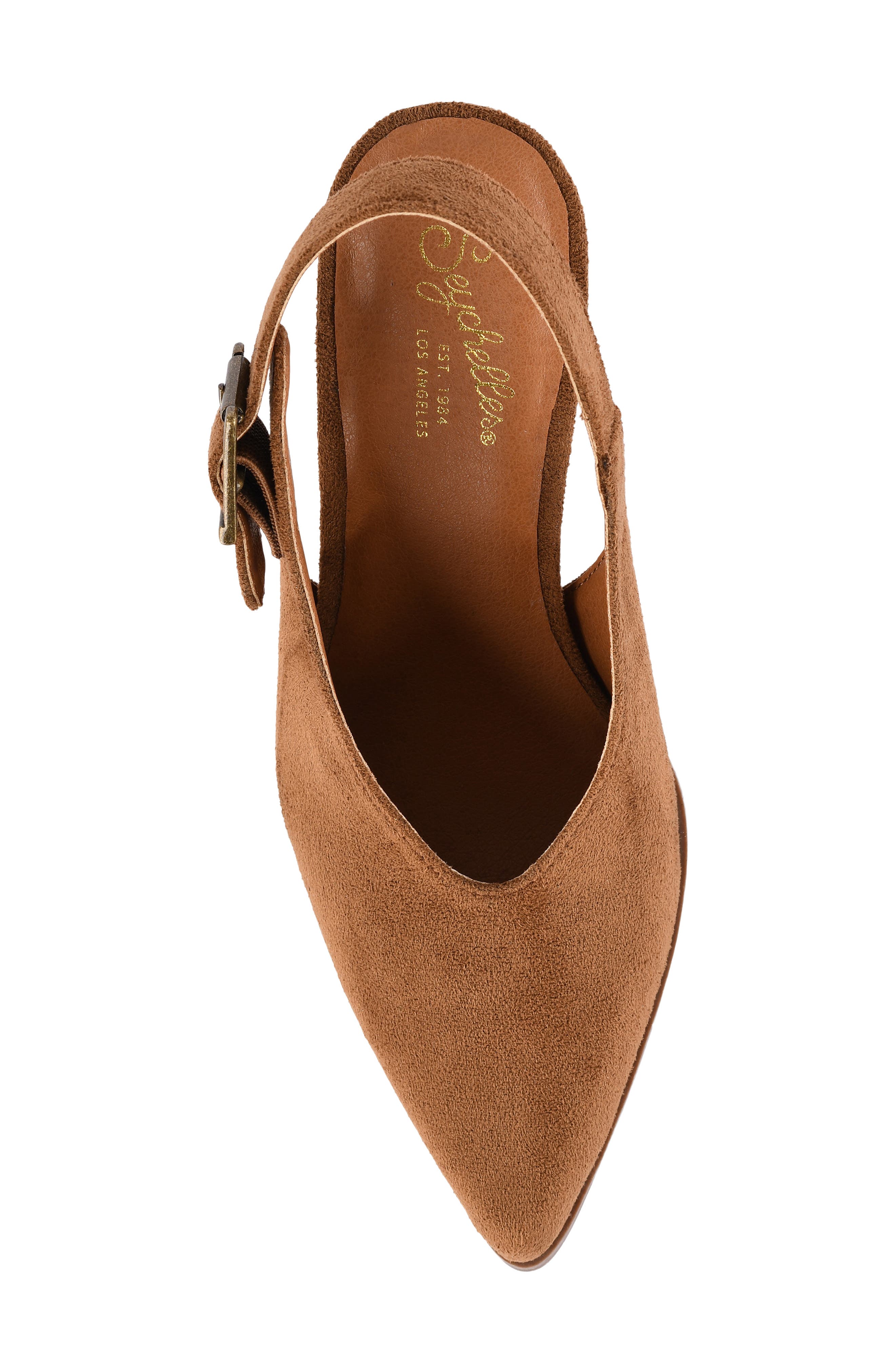 Take One Slingback Wedge Pump, Alternate, color, BROWN