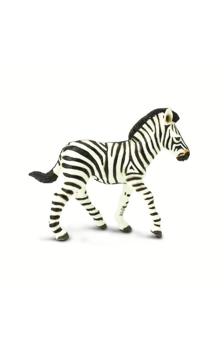 Safari Ltd. Zebra Foal Kids Toy Figure, Alternate, color, NO COLOR